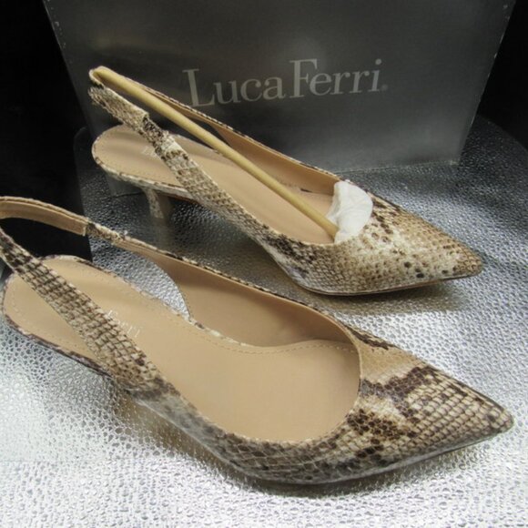 Luca Ferri Women's Shoes. Size 9. Snakeskin.  NWT - Picture 2 of 10